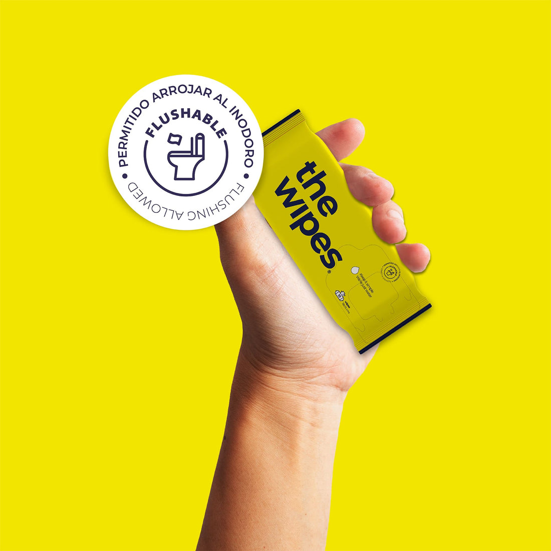 ¿Las toallitas húmedas the wipes® son flushables?