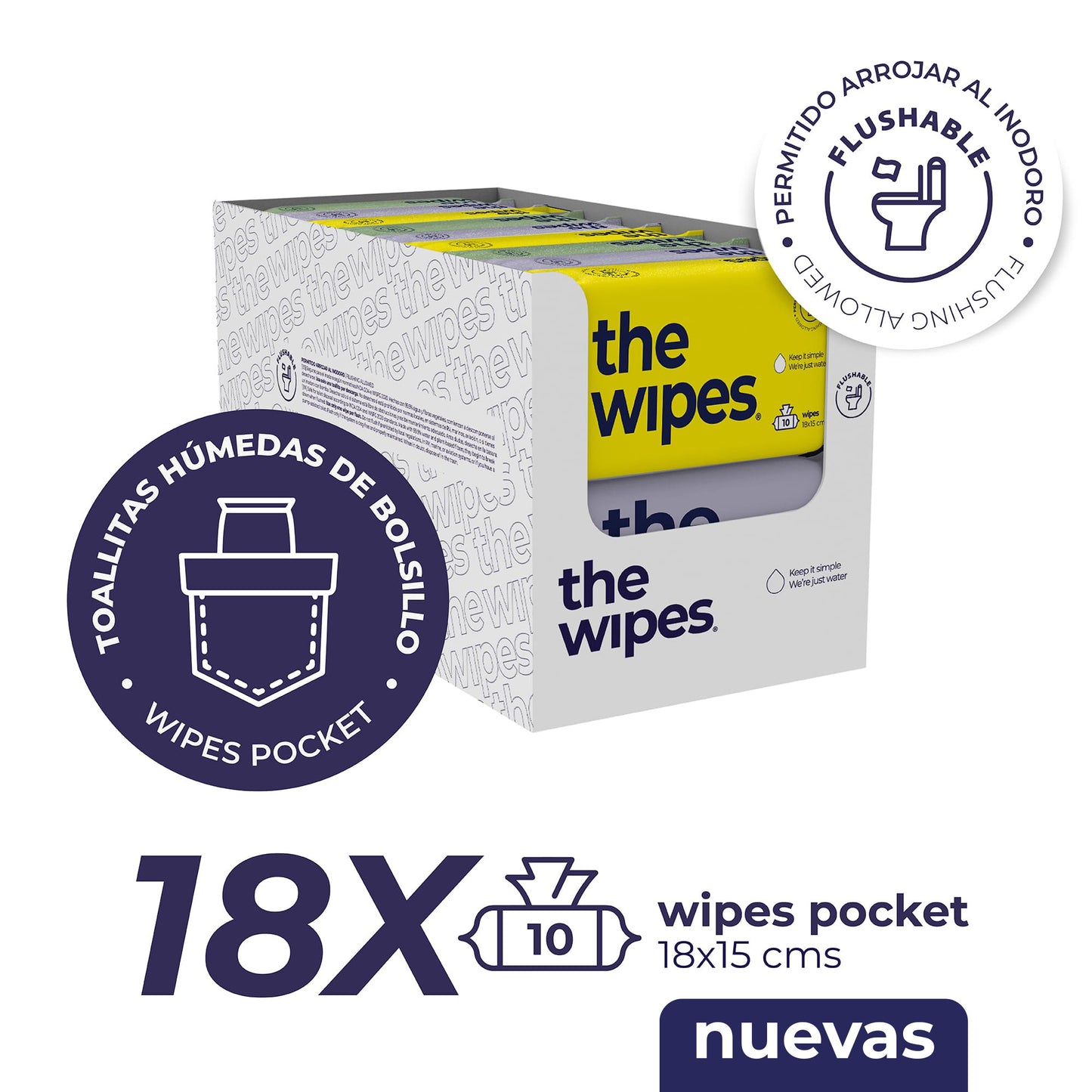 packs — the wipes® pocket 18un